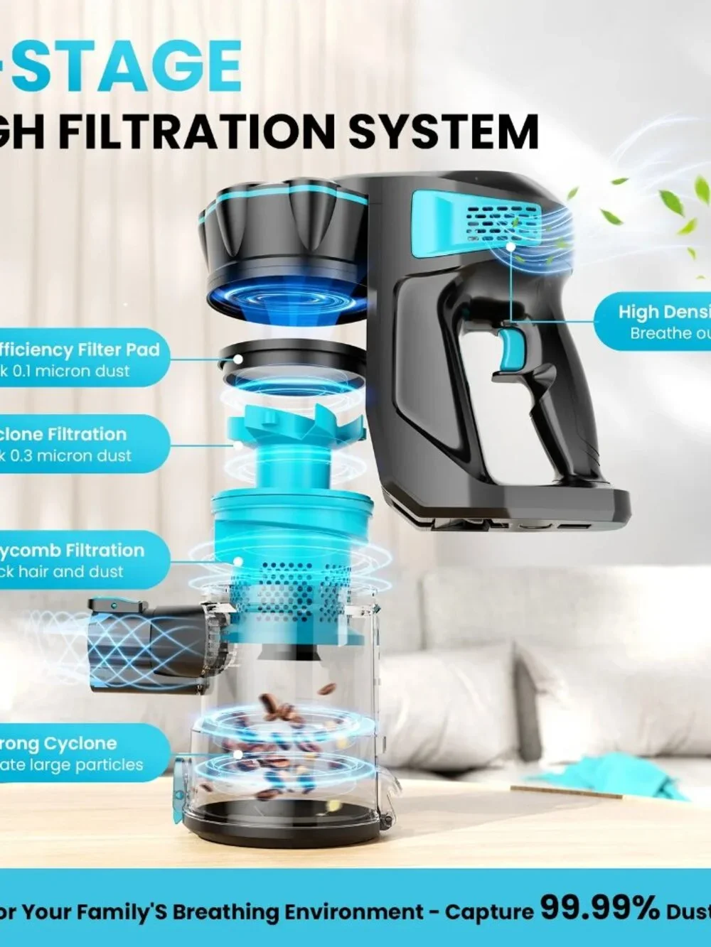 INSE Cordless Vacuum Cleaners, 6-in-1 Lightweight Stick Vacuum Never opened